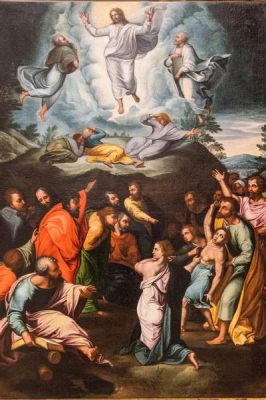 La Transfiguration du Christ! Un chef-d'œuvre de couleurs vives et de composition dynamique