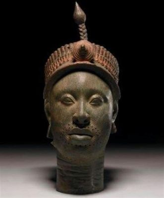 Le Buste d'un chef yoruba : Un Portrait Royal de Fierté et de Spiritualité !